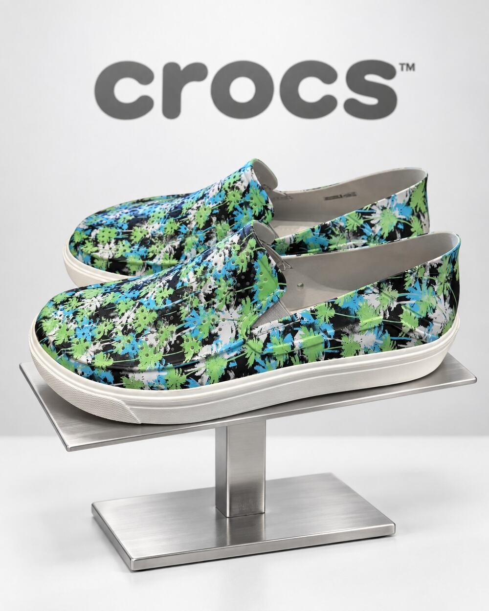 Crocs CitiLane Roka Tropical Slip-On NWOT Men’s 8 Multicolor